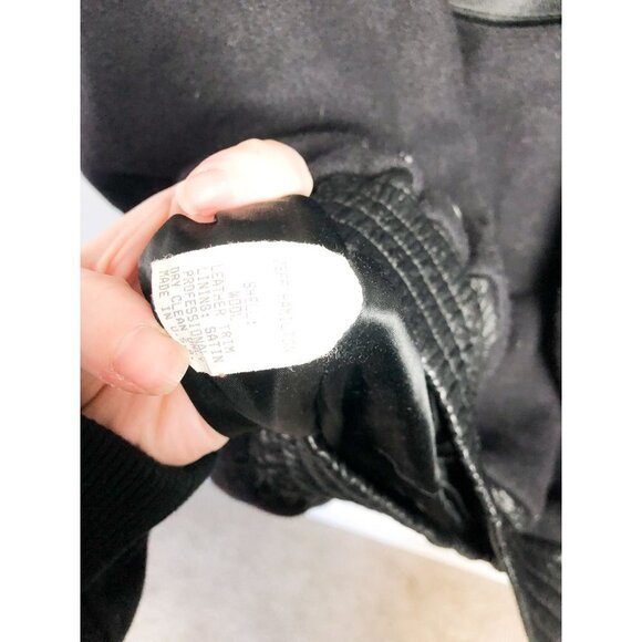 Jeff Hamilton NBA Wool Leather Embroidered Bomber Varsity Jacket - Picture 9 of 11